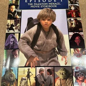 Star Wars Episode I: The Phantom Menace Movie Storybook - Gray Cover new